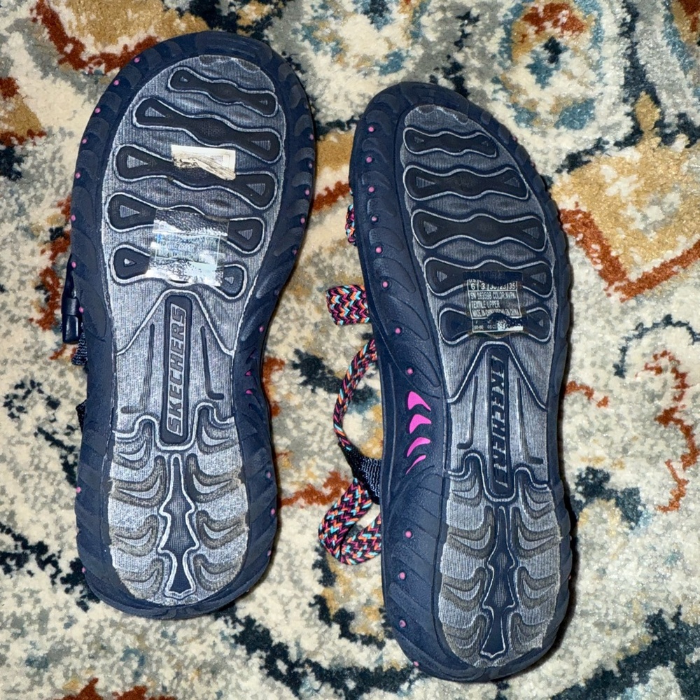 Skechers Women's Multicolor Strappy Sandals - Picture 3 of 4
